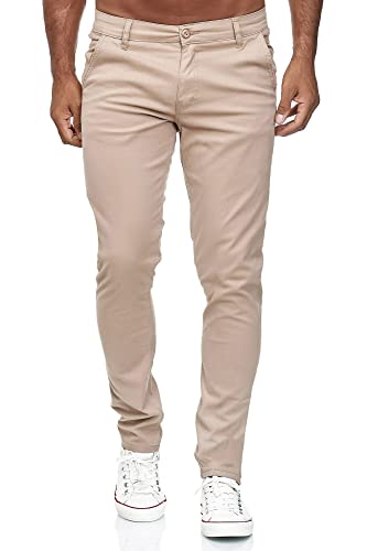 Tazzio Hose Chino Herren Slim Fit Chinohose Stoffhose Herrenhose Stretch Neu 19530 (29W/32L, Beige) von Tazzio