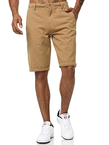 Tazzio Chino Shorts Herren Chinoshorts Kurze Hose A202 (Camel, W36) von Tazzio