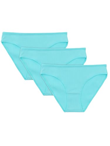 Tazzio Slip 3er-Pack Damen Unterhosen Slips Unterwäsche Set F941 (Mint, S) von Tazzio