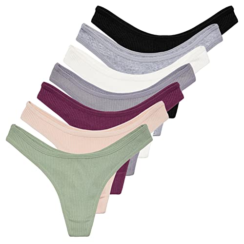 Tazzio Damen Slip 7er-Pack Unterhosen Slips Unterwäsche Pantys Mehrpack Schlüpfer Baumwolle Set F902 (Mix Farben, XL) von Tazzio