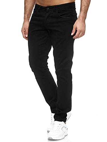 Tazzio Herren Denim Stretch-Jeans im Destroyed Look 165251 (33W/32L, Schwarz) von Tazzio
