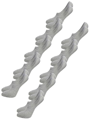 Tazzio Herren Füßlinge Babet Invisible 10er-Pack A905 (Grau, 39-42) von Tazzio
