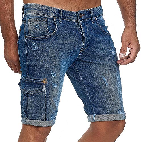 Tazzio Herren Jeans Shorts 19536 Blau 1 W30 von Tazzio