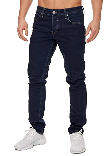 Tazzio Jeans Herren Slim Fit Stretch Jeanshose Hose Denim 16533 (40/30, Dunkelblau) von Tazzio