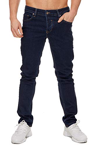 Tazzio Herren Jeans Slim Fit Dunkelblau M533-8 Dunkelblau 34/30 von Tazzio