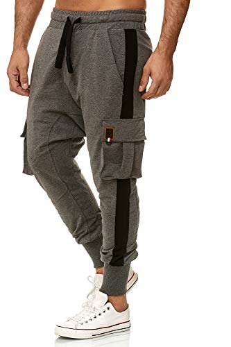 Tazzio Herren Jogginghose Cargohose im Haremstil 19619 (S, Anthrazit(618)) von Tazzio