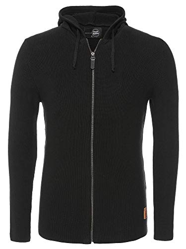 Tazzio Herren Strickjacke mit Kapuze D406 schwarz L von Tazzio