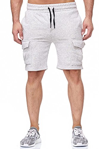 Tazzio Herren Sweat Short 18605 Grau XL von Tazzio