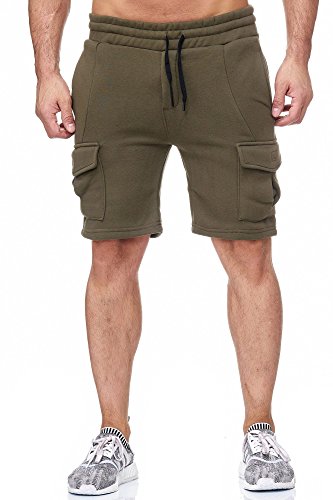 Tazzio Herren Sweat Short 18605 Khaki L von Tazzio