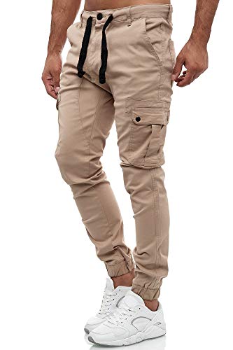 Tazzio Herren Cargohose Regular Fit 18525 Beige W36 von Tazzio