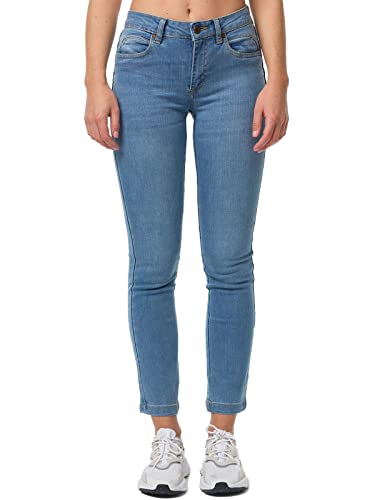 Tazzio Jeans Damen Straight Leg Stretch Hose Denim Jeanshose Fit F110 (Hellblau, 52) von Tazzio