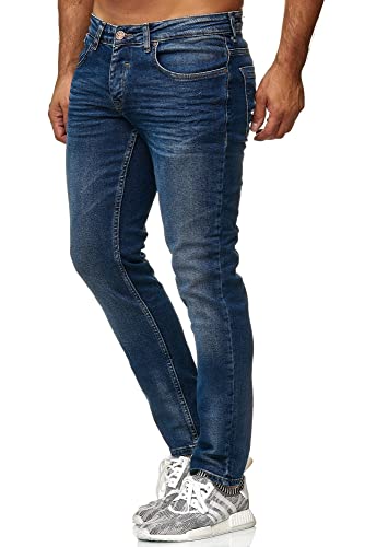 Tazzio Jeans Herren Slim Fit Stretch Jeanshose Hose Denim 16533 (30/32, Blau-1) von Tazzio