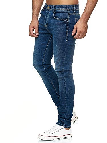 Tazzio Jeans Skinny Fit Herren Jeanshose Stretch Designer Hose Denim 19534 (Blau, 29W/32L) von Tazzio