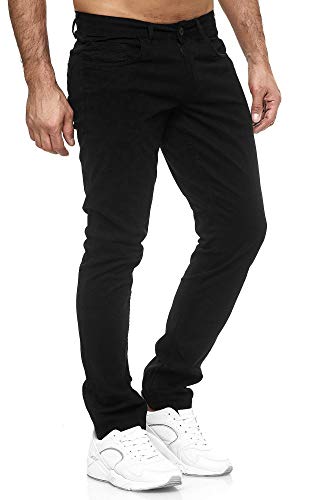 Tazzio Jeans Slim Fit Herren Jeanshose Stretch Designer Hose Destroyed Denim 165251 Schwarz 30/30 von Tazzio