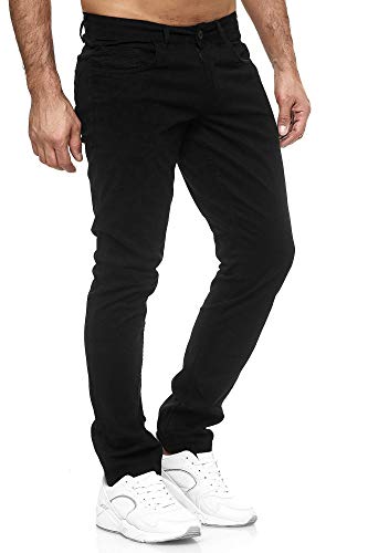 Tazzio Jeans Slim Fit Herren Jeanshose Stretch Designer Hose Destroyed Denim 165251 Schwarz 32/30 von Tazzio