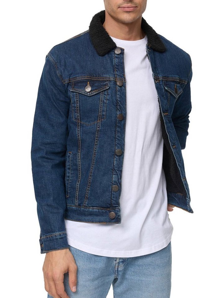 Tazzio Jeansjacke A400 Jeans Jacke mit Fellkragen von Tazzio