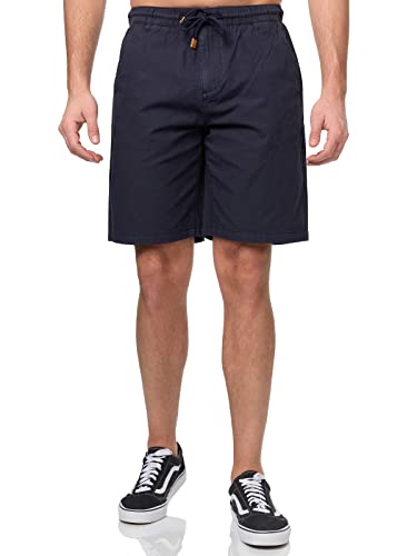 Tazzio Shorts Herren in Leinen-Optik Leinenshorts Chinoshorts Kurze Chino Stoffhose Hose A205 (Navy, M) von Tazzio