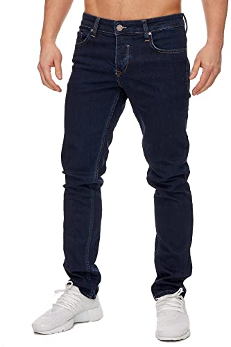 Tazzio Jeans Herren Slim Fit Stretch Jeanshose Hose Denim 16533 (31/30, Dunkelblau) von Tazzio