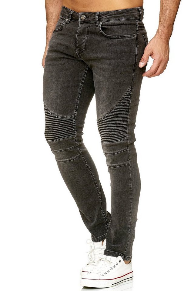 Tazzio Slim-fit-Jeans 16517 in cooler Biker-Optik von Tazzio