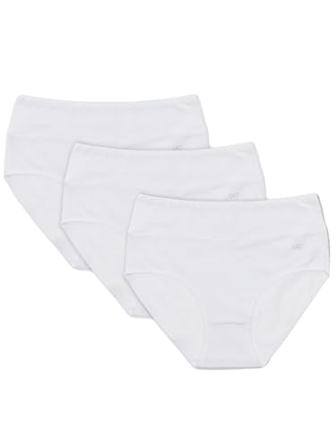 Tazzio Slip 3er-Pack Damen Unterhosen Slips Unterwäsche Set F920 (Weiß, L) von Tazzio