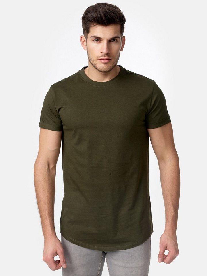 Tazzio T-Shirt E105 Herren Basic Rundhalsshirt von Tazzio