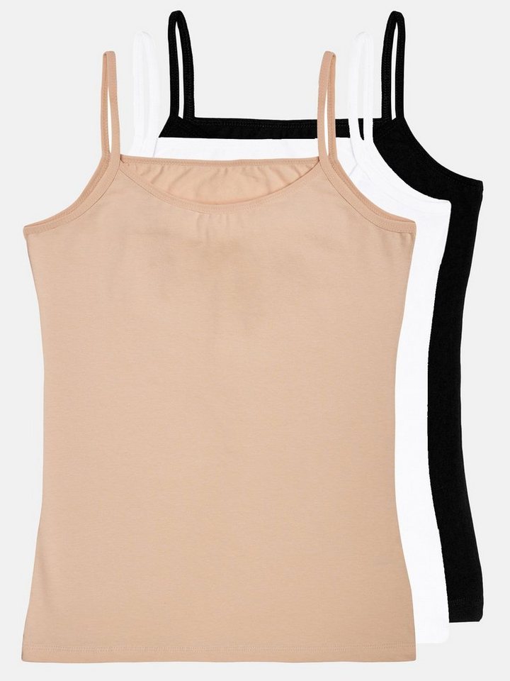 Tazzio Unterhemd F905 (Packung, 3-St) Damen Spaghettitop von Tazzio
