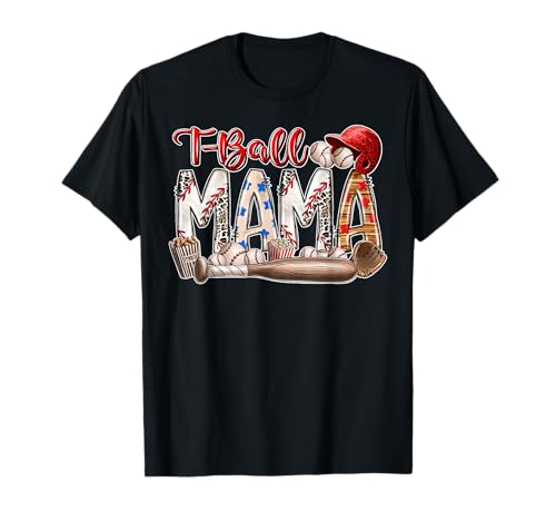 Tball Mama T-Shirt mit Leopardenmuster, gebleicht, Tball Heart, für Damen, Mama T-Shirt Tball Mama T-Shirt mit Leopardenmuster, gebleicht, Tball Heart, für Damen, Mama T-Shirt von Tball Mama Leopard Bleached Tee Tball Heart Women