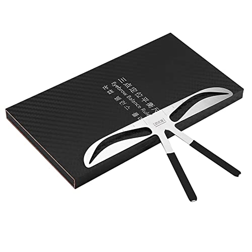 Augenbrauen Schablone, Augenbrauenformer, Augenbrauenform-Vorlagen,Augenbrauenstempel,Augenbrauenschablonen Damen, Augenbrauenlineal Augenbrauenmaß Balance-Erweiterungs-Lineal im europäischen Stil von Tbest