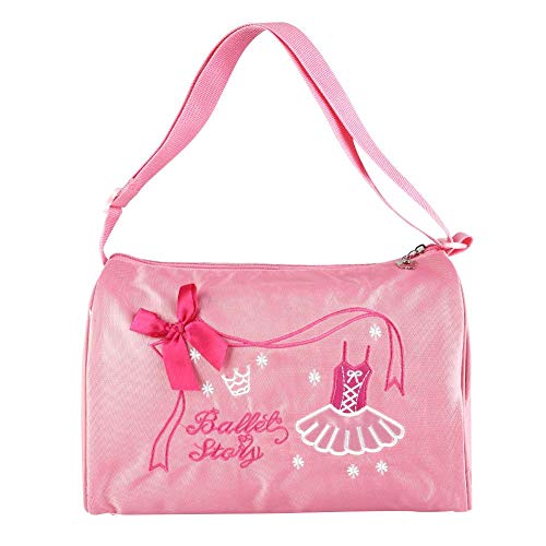 Ballett Taschen Für Mädchen,Balletttasche Mädchen Rosa,Mädchen Kinder Tanztasche Balletttasche Wasserdichte Badetasche Rucksack Erwachsene Doppelschicht Ballett Tasche Bestickte Tote Shouder Tasche Tr von Tbest