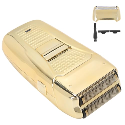 Elektrorasierer Männer Wiederaufladbarer Elektrorasierer Tragbarer Männer Bartschneider Rasierer Hine Gold von Tbest