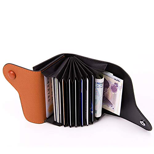 Tbest Karte-Kartenhüllen, Mother'ay- Doppelohr Anti-Th-Kartenhalter-Münzholz-Kartenhalter (Aprikosenfarbe) von Tbest