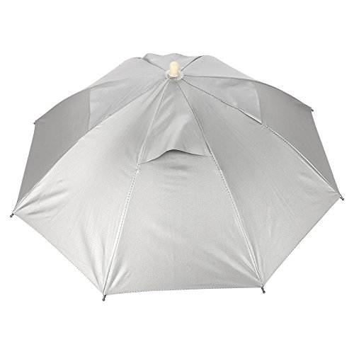 Tbest sonnenschirm kopf, umbrella Regenschirm-Hut,Faltbarer Sonnenschirm Hut Outdoor Hands Schirmmütze Fischen-Hut Wasserdichter UVschutz Freiensonnenschutz Kappen Kopfbedeckung von Tbest