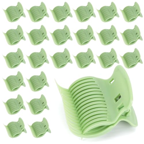 Tbestmax 24 Hot Roller Clips für Lockenwickler Claw Clip Ersatz Haar Abschnitt Styling für Frauen Mädchen Grün von Tbestmax
