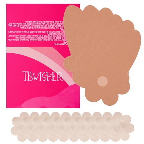 Tbwisher Boobytape Boobytape für Bruststraffung, 3 Paar, klebriges Körperband für Push-Up-Form zur Bruststütze, 5 Paar Brustwarzenschutzabdeckungen (Beige, A-B) von Tbwisher