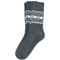 2 Paar Jacquard-Socken von Tchibo