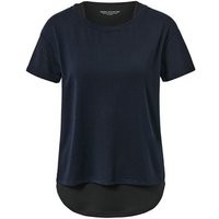 2-in-1-Kurzarm-Sportshirt, dunkelblau von Tchibo