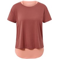 2-in-1-Kurzarm-Sportshirt, terrakotta von Tchibo