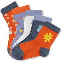 5 Paar Kinder-Socken, Blumen von Tchibo