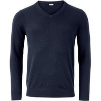 Cashmere-Pullover mit V-Ausschnitt, dunkelblau von Tchibo