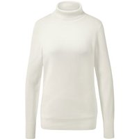 Feinstrick-Rollkragenpullover, cremeweiß von Tchibo