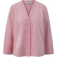 Gestreifte Bluse, rosé-weiß von Tchibo