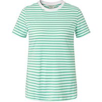 Gestreiftes T-Shirt, grün-weiß von Tchibo