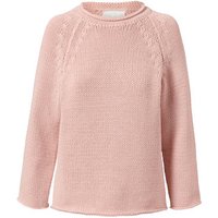 Grobstrick-Pullover aus Bändchengarn, roséfarben von Tchibo