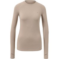 Langarm-Funktionsshirt, taupe von Tchibo