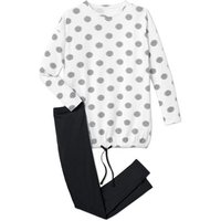 Mädchen Pyjama, schwarz-weiß von Tchibo