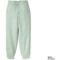 NAH/STUDIO Hose | Baumwoll-Leinen-Mix, Caribbean Blue von Tchibo