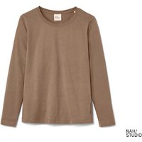 NAH/STUDIO Longsleeve | nachhaltige Baumwolle, hazelnut von Tchibo