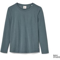 NAH/STUDIO Longsleeve | nachhaltige Baumwolle, stone blue von Tchibo