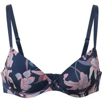 Push-up-BH, blau mit Blumen von Tchibo