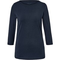 Shirt mit 3/4-Arm, dunkelblau von Tchibo